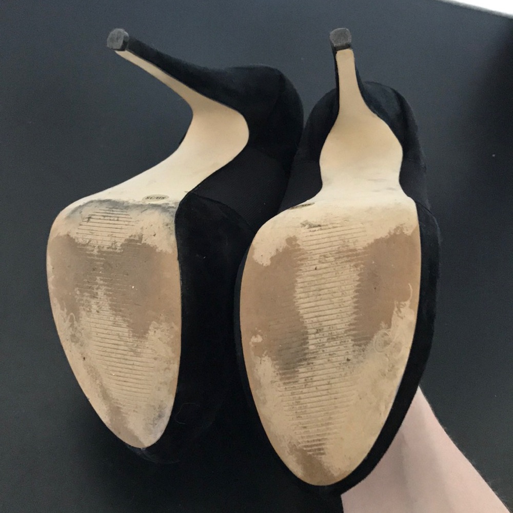 JS suede platform booties - Picture 3 of 5